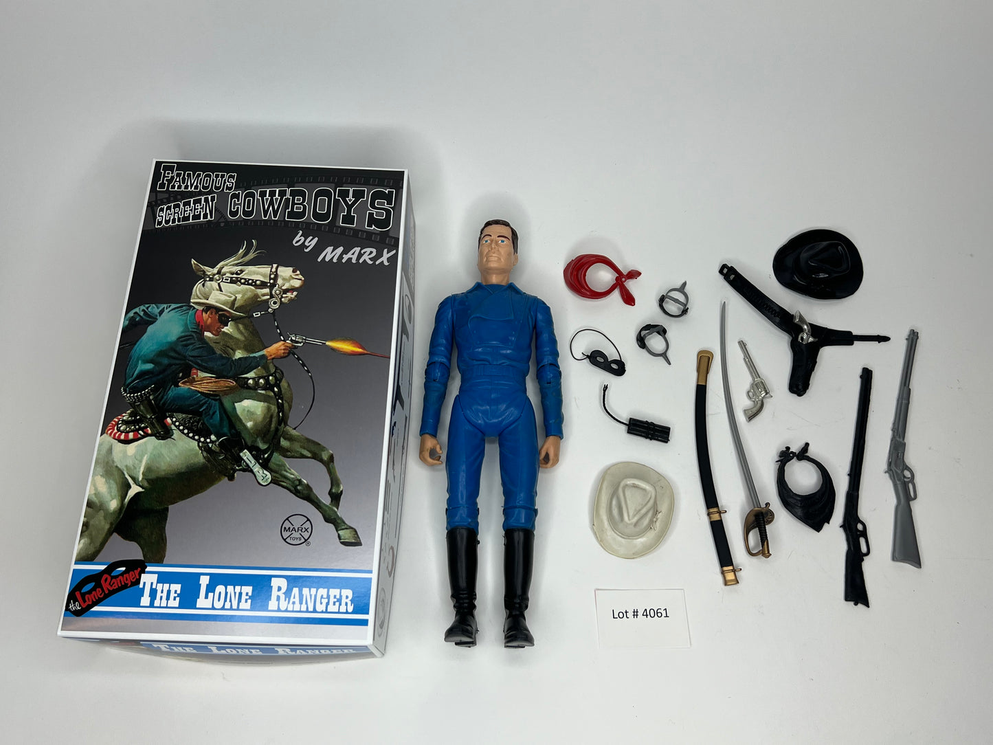 Lone Ranger custom w/ box and accessories!