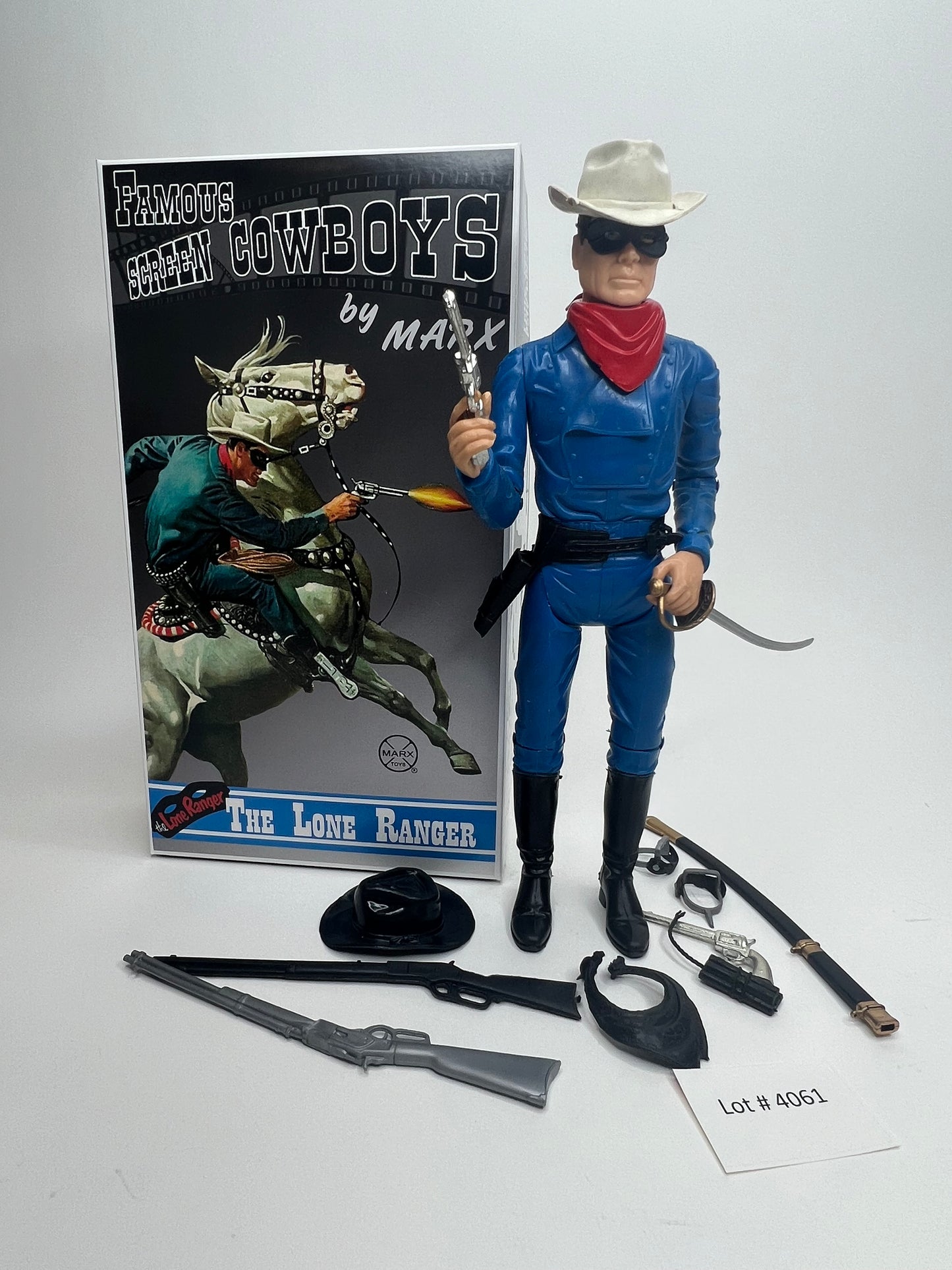 Lone Ranger custom w/ box and accessories!