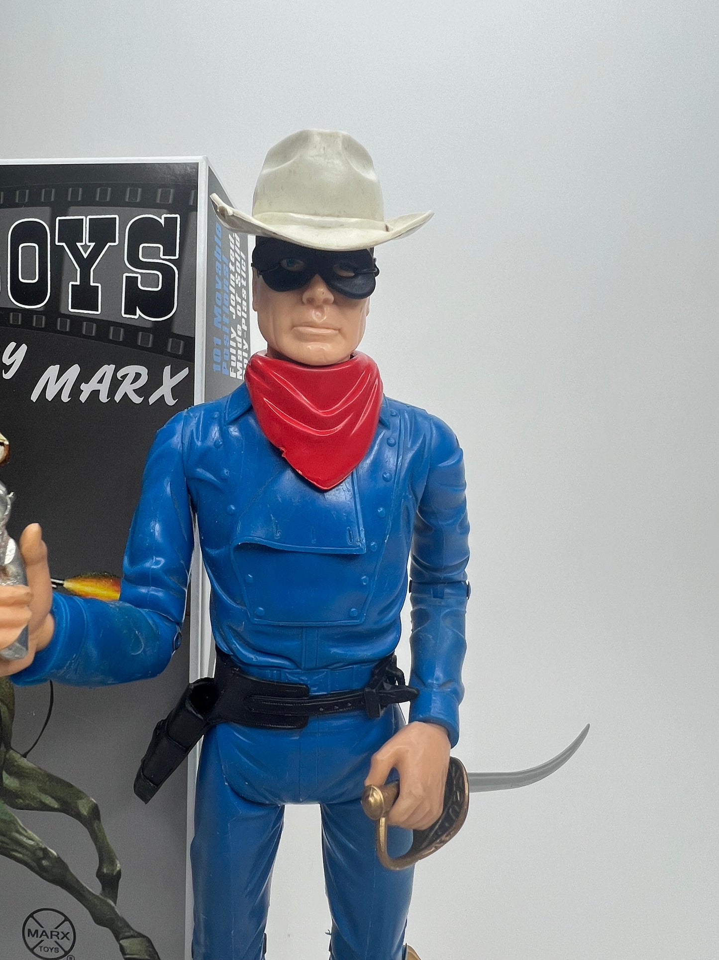 Lone Ranger custom w/ box and accessories!
