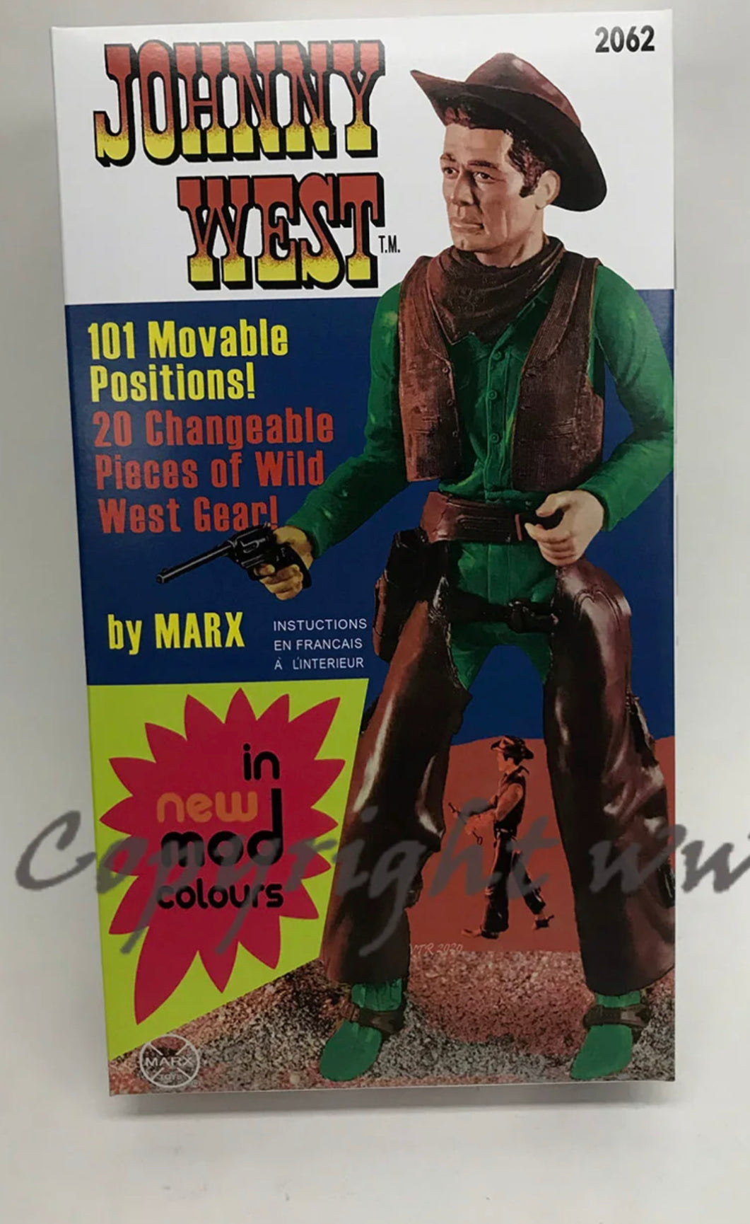 Johnny West Orig design Canadian MOD Box-Dark Green Body Custom