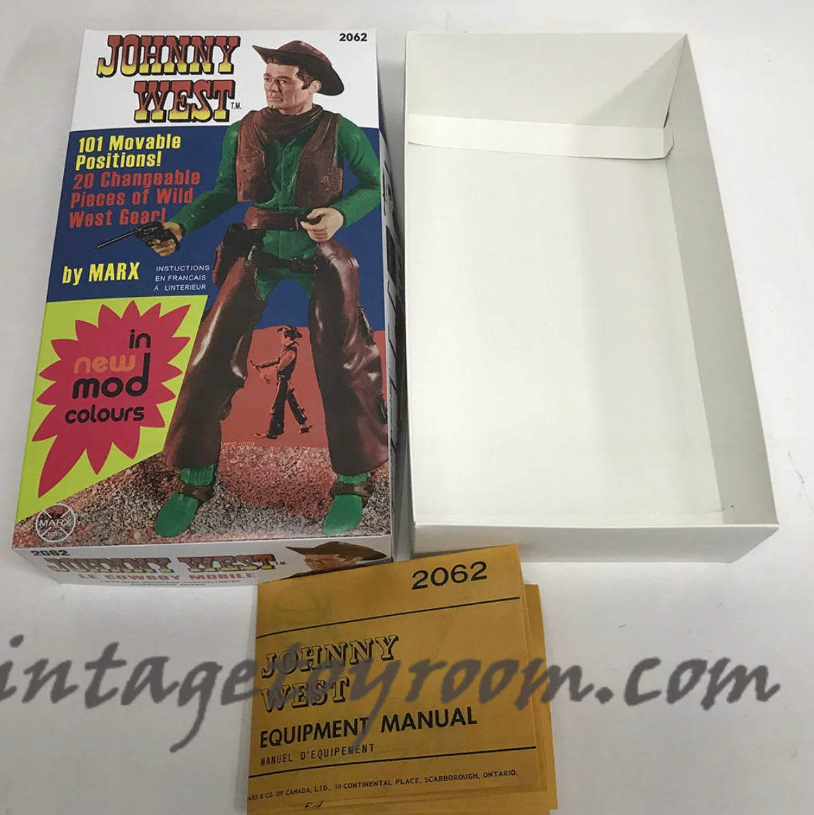 Johnny West Orig design Canadian MOD Box-Dark Green Body Custom