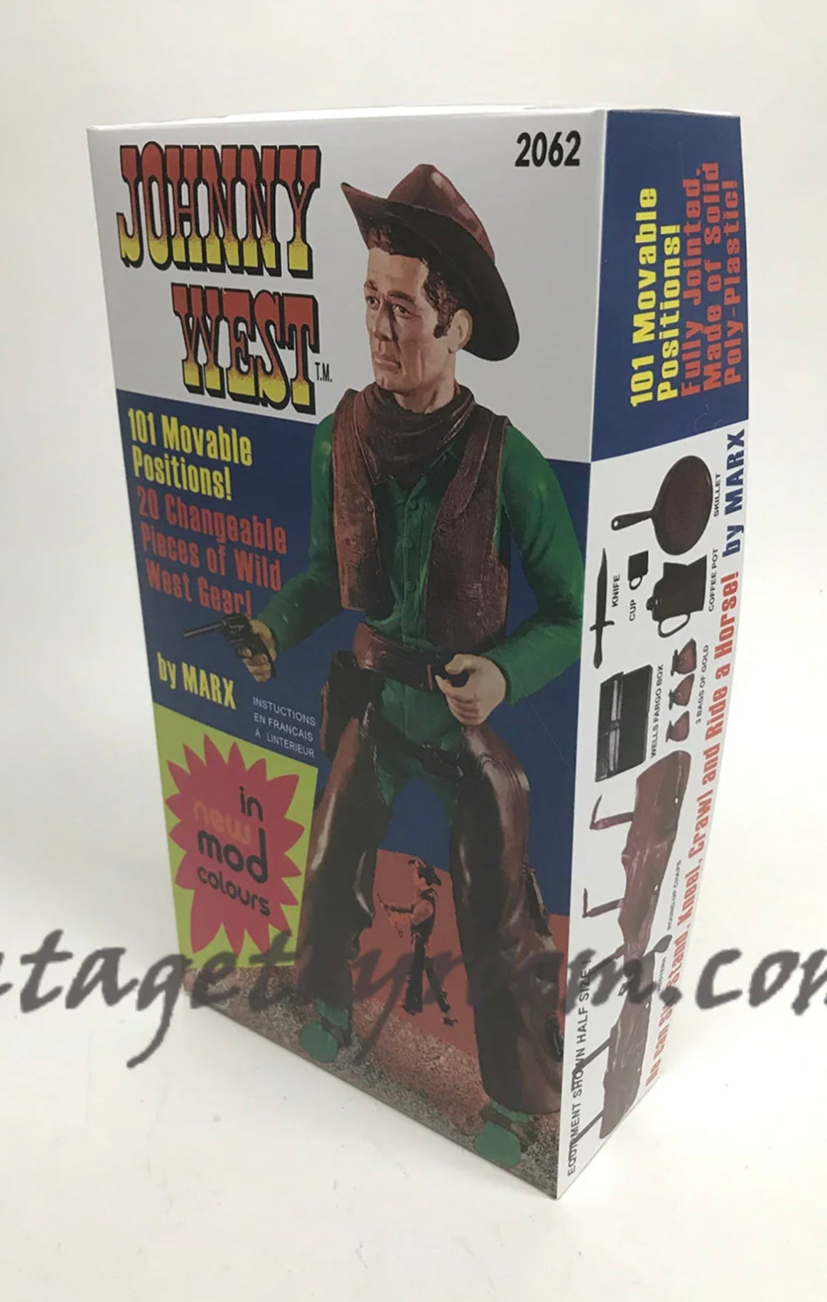 Johnny West Orig design Canadian MOD Box-Dark Green Body Custom