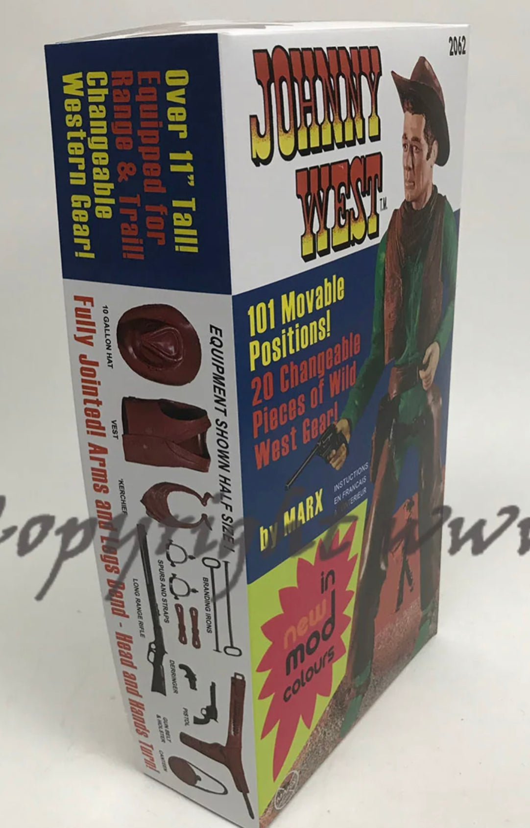 Johnny West Orig design Canadian MOD Box-Dark Green Body Custom