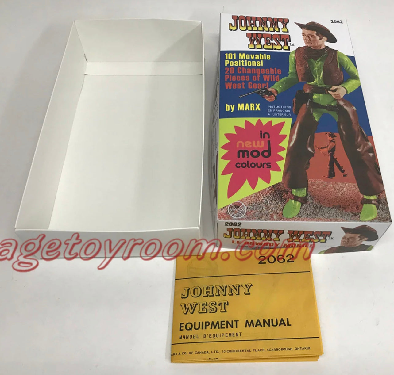 Johnny West Orig design Canadian MOD Box-Light Green Body Custom