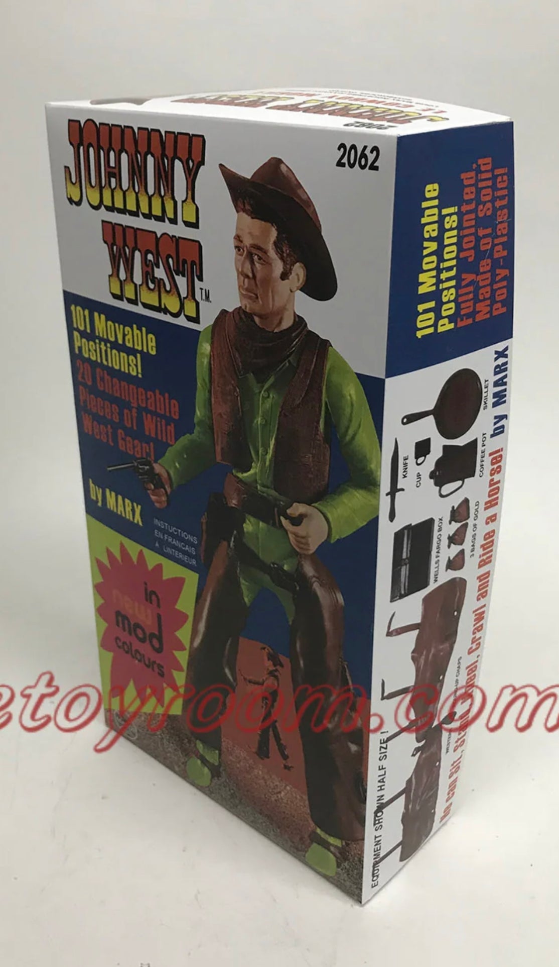 Johnny West Orig design Canadian MOD Box-Light Green Body Custom