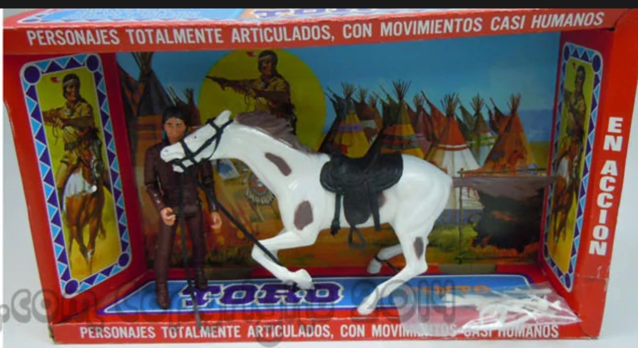 Mexican Lone Ranger and Tonto with Silver and Scout!