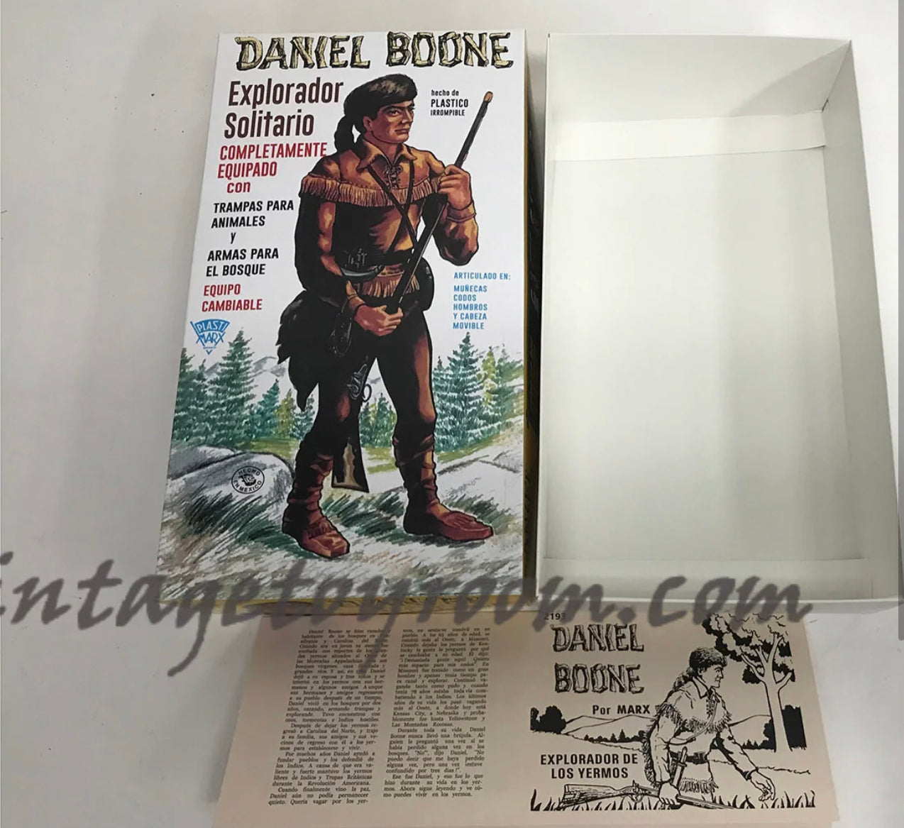 Plastimarx Daniel Boone Wilderness Scout Box