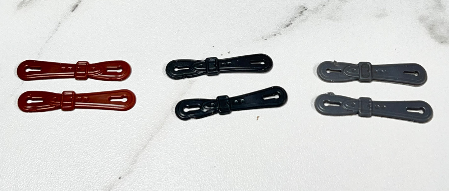 CXR Soft Vinyl Western Spur Straps (1 pair)