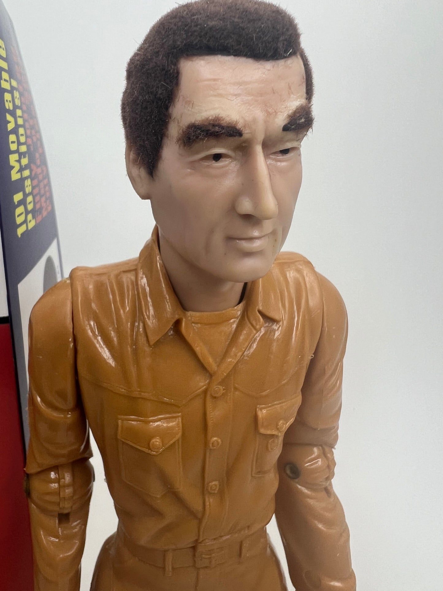 Custom Marx Ranch Hand MOD era figure with Life-Like hair !