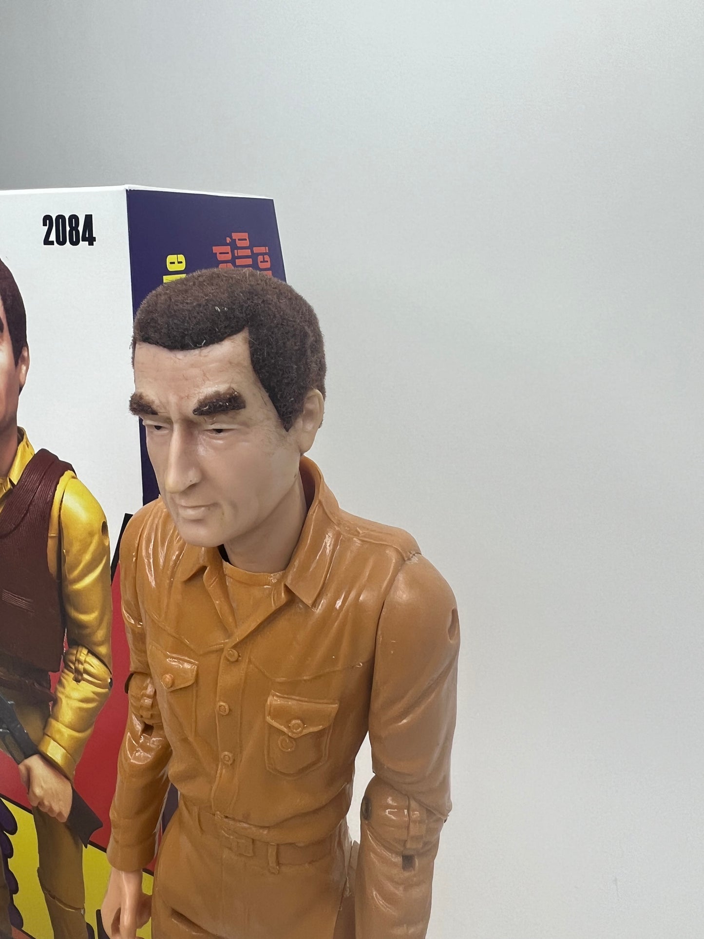 Custom Marx Ranch Hand MOD era figure with Life-Like hair !
