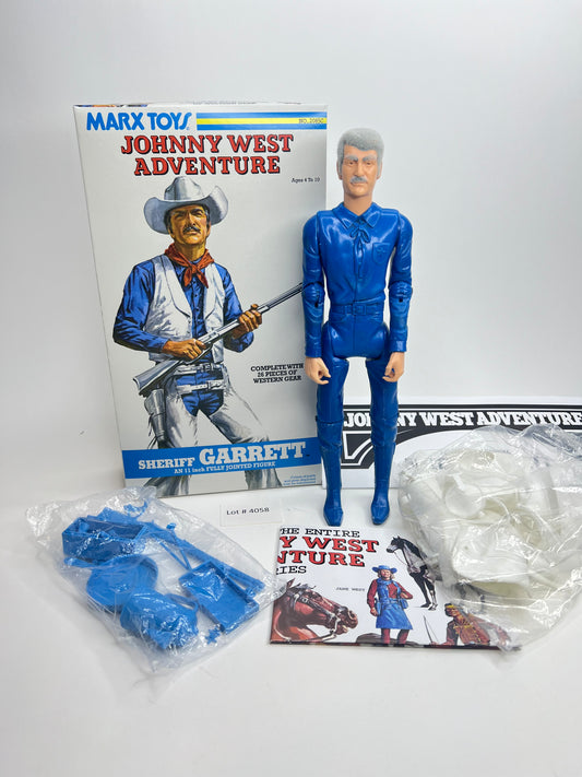 Sheriff Garrett Johnny West Adventure with Flocked Hair! Custom