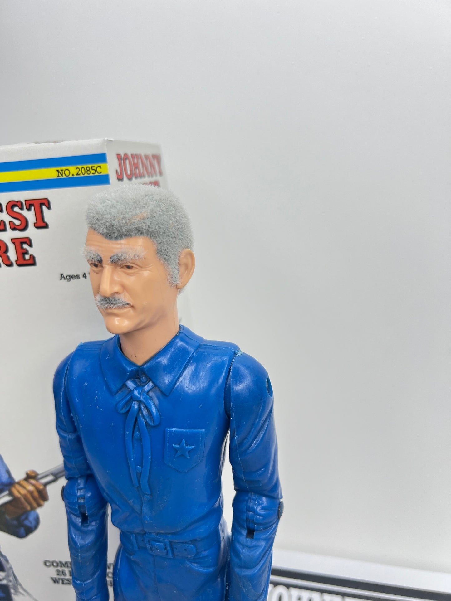 Sheriff Garrett Johnny West Adventure with Flocked Hair! Custom