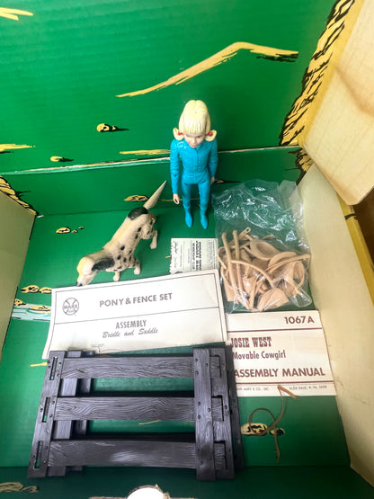1967 Sears Josie West, Pancho, Flack, and Corral Fence Combo Rare!