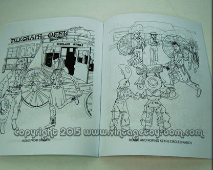 Coloring Book - Circle X Ranch Johnny West Coloring Book! For the Kids!