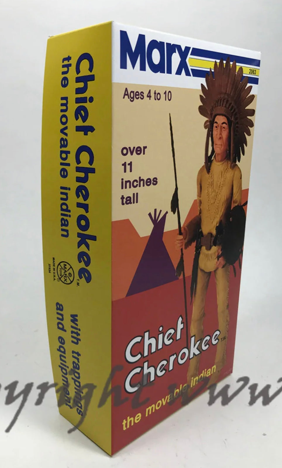 MOD Chief Cherokee Rare Yellow Box