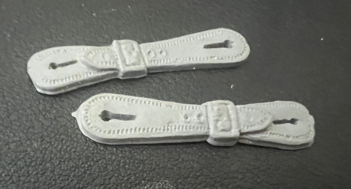 Marx Recast Soft Vinyl Cowboy Spur Straps