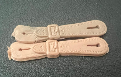 Marx Recast Soft Vinyl Cowboy Spur Straps