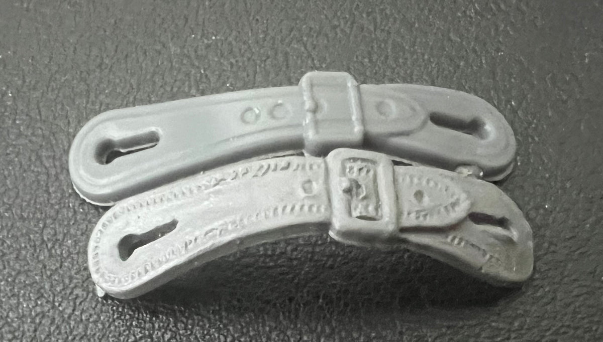 Marx Recast Soft Vinyl Cowboy Spur Straps