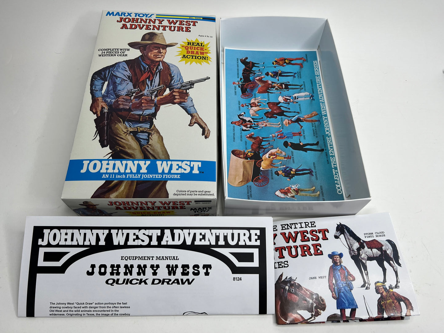 Johnny West Adventure Quick Draw QD Johnny West Box