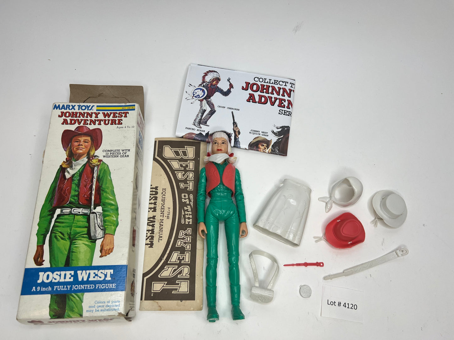 Josie West Johnny West Adventure w/ orig box !
