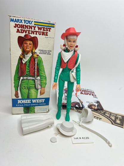 Josie West Johnny West Adventure w/ orig box !