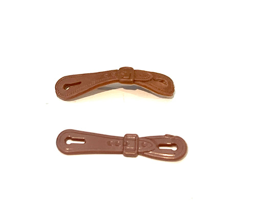 Marx Vintage set of spur straps (2 straps) accessories for Johnny West Best of the West sets!