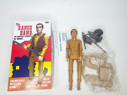 Custom Marx Ranch Hand MOD era figure with Life-Like hair !