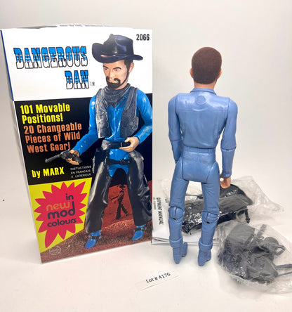 Marx Custom Dangerous Dan Flocked Life-Like Hair