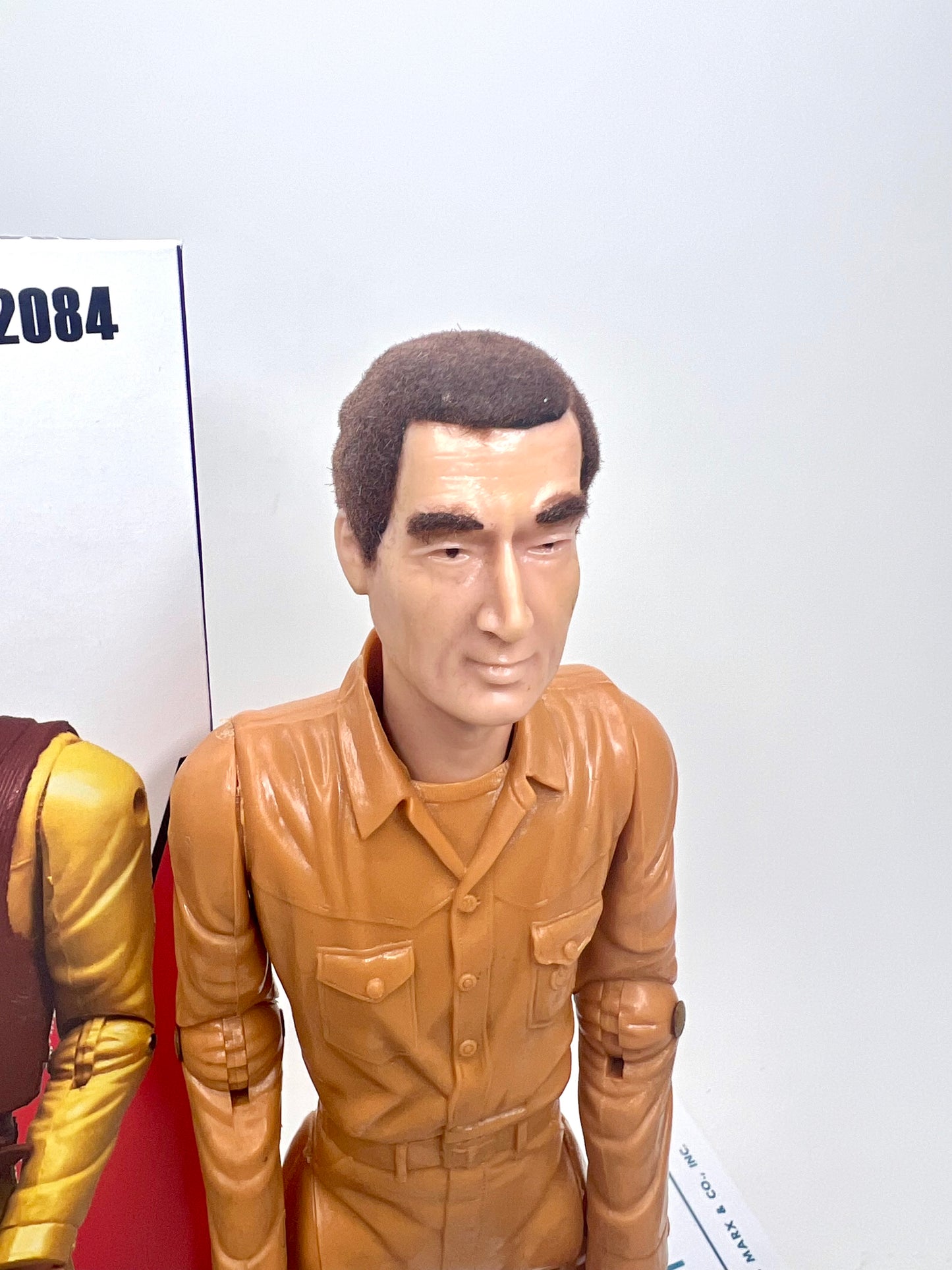 Custom Marx Ranch Hand MOD era figure with Life-Like hair !