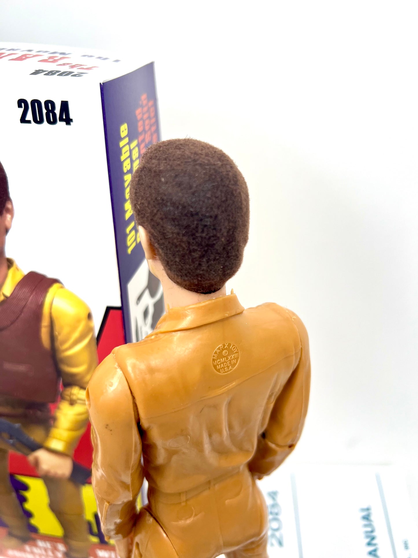 Custom Marx Ranch Hand MOD era figure with Life-Like hair !