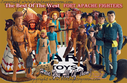 Module 4 The Beginning 1964-1967 Heroes of the West Thru Fort Apache Fighters Series! Illustration Guide to Marx Figures