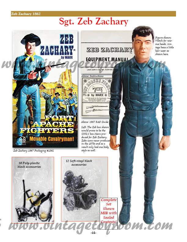Module 4 The Beginning 1964-1967 Heroes of the West Thru Fort Apache Fighters Series! Illustration Guide to Marx Figures