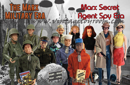 Module 5 The Military and Secdret Agent Spy Era! Illustration Guide to Marx Figures!