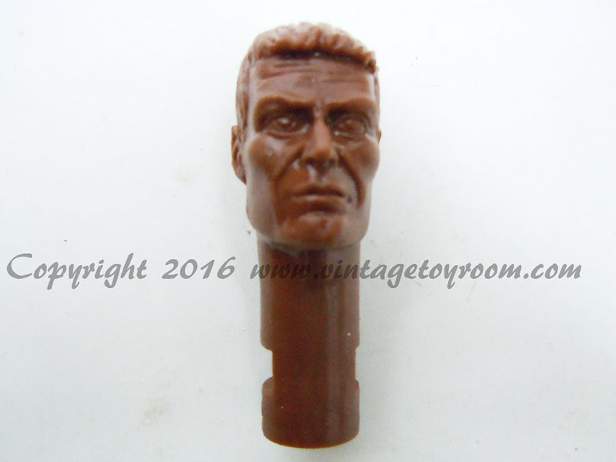 Custom molder Chuck Head in African American Flesh unpainted hair color